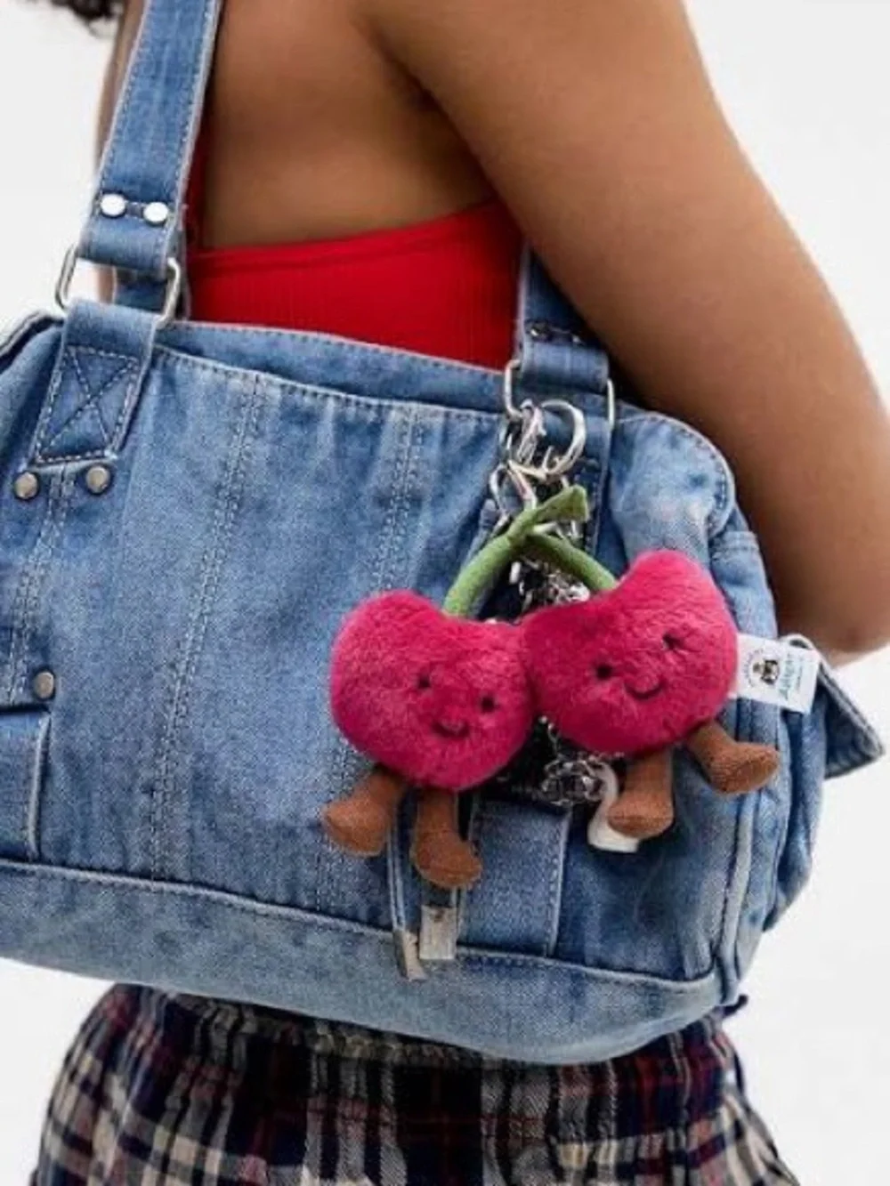Jellycat Cherries Bag Charm NWOT